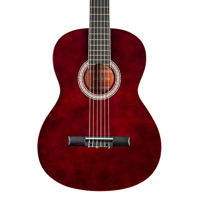 BARCELONA LC 3900 TR Transparan Kırmızı Klasik Gitar